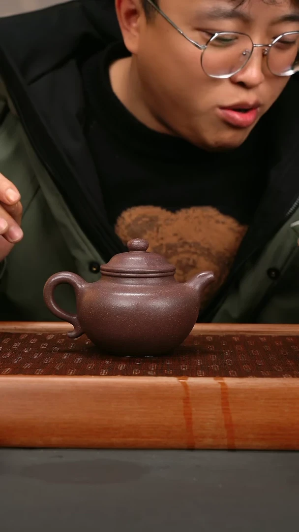 【闪购商品】紫砂茶壶lhb 满砂天青 莲子