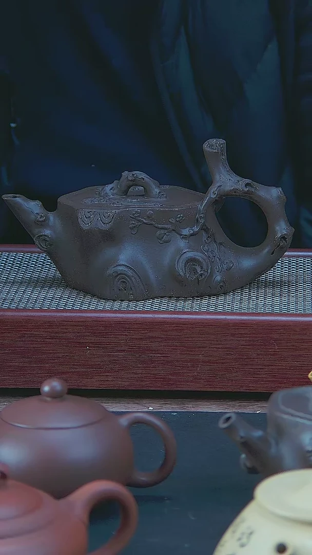 【闪购商品】紫砂茶壶铁梅壶 紫玉金砂
