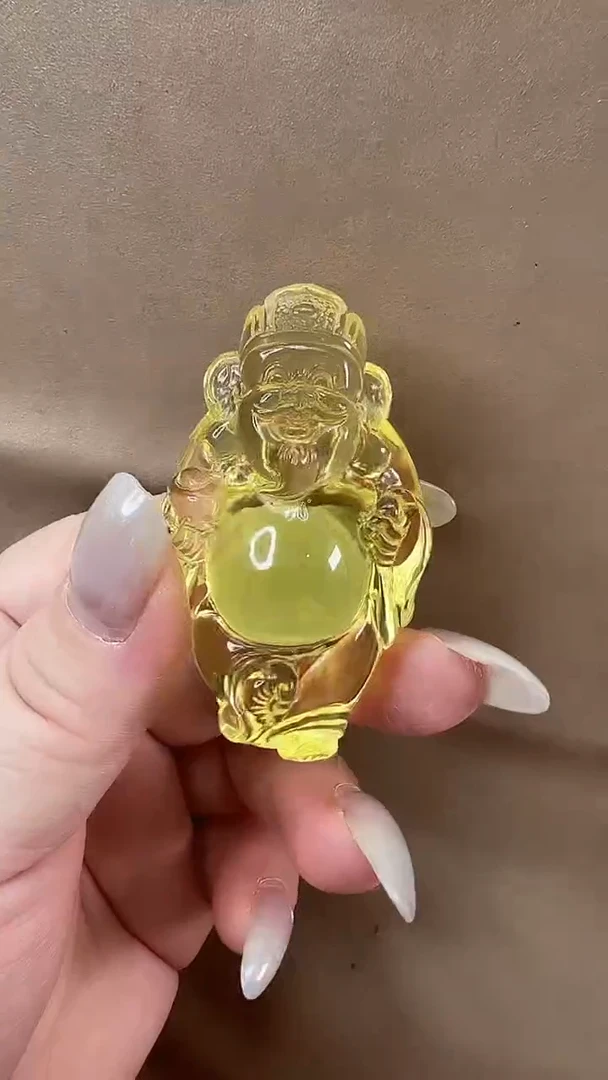 琥珀颈饰未镶嵌吊坠