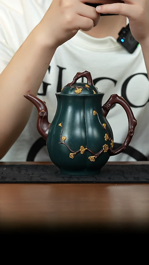 茶壶紫砂宜兴紫砂壶xj229