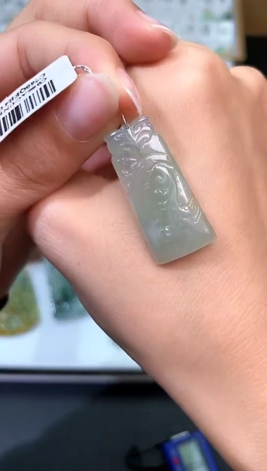 吊坠(不含链)未镶嵌翡翠27仿古牌