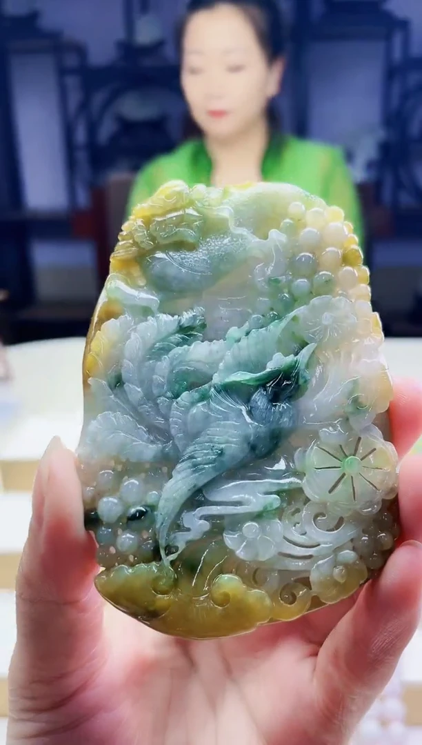 未镶嵌定制翡翠毛货09280155