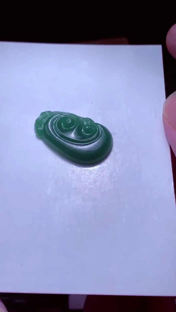 未镶嵌定制翡翠宇****S天然缅甸翡翠A货毛货吊坠