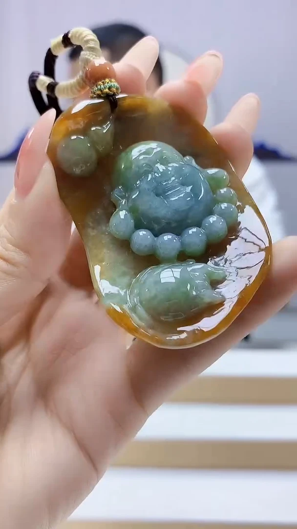 未镶嵌定制翡翠4898ty-毛货挂件113