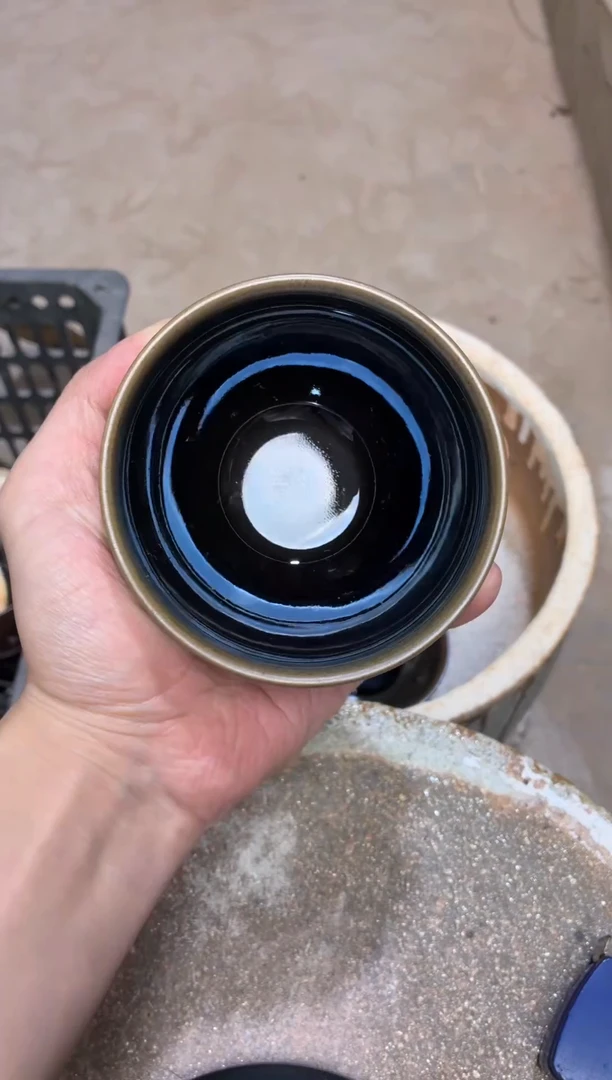 茶盏真柴烧建盏换点柴火