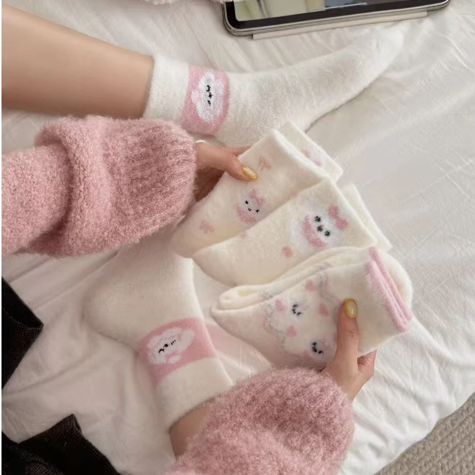 【个人单】袜子女秋冬款袜子女款秋季冬季中筒保暖厚款