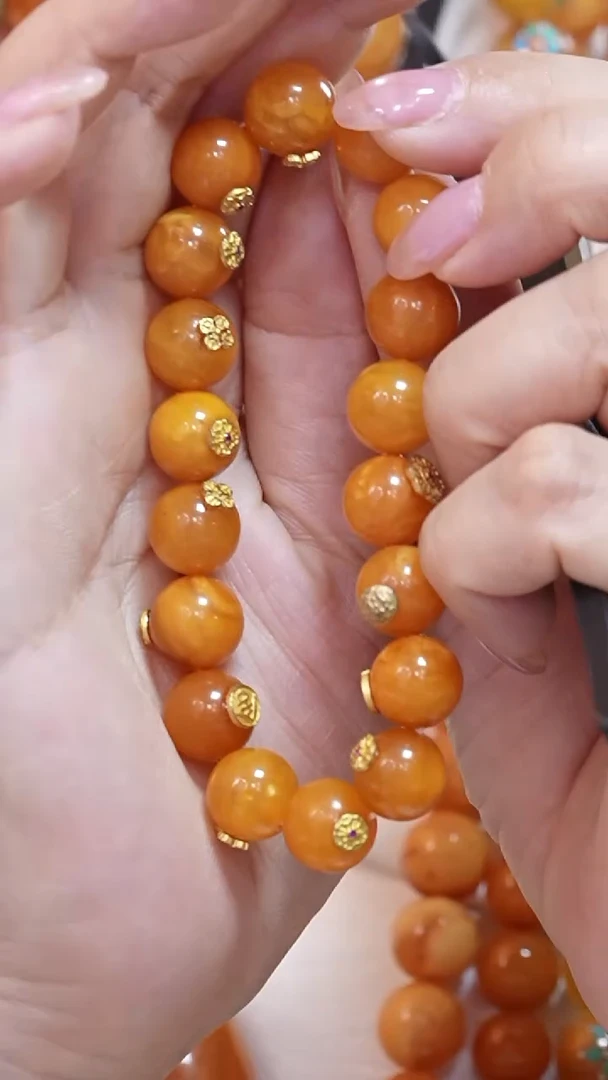 蜜蜡颈饰未镶嵌8283天然蜜蜡珠宝奇石云端妖孽全部保真