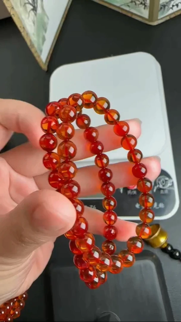 【闪购商品】琥珀手串未镶嵌WY0219024多样性发一
