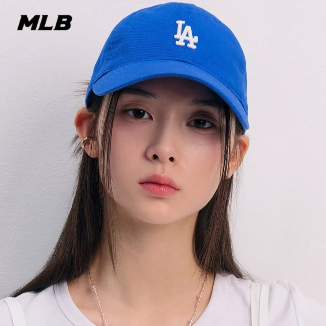 2025小标新款MLB帽子软顶NY/LA棒球帽鸭舌帽休闲【正品保证】CP77