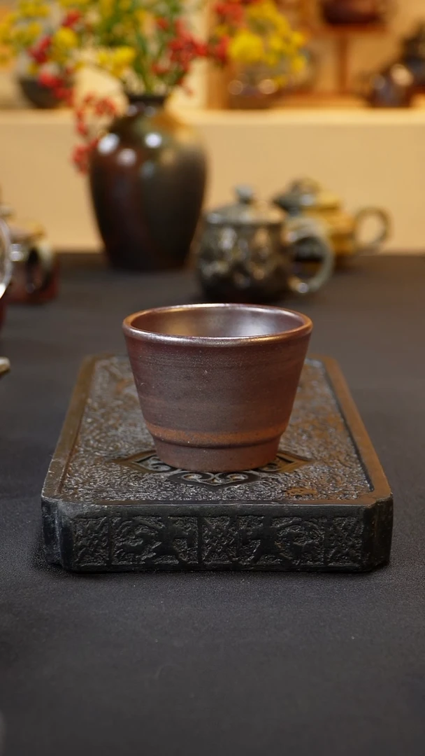 茶壶紫砂纯自然柴烧