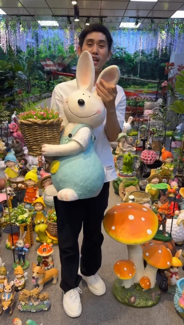 无花朵花园庭院摆件&00&