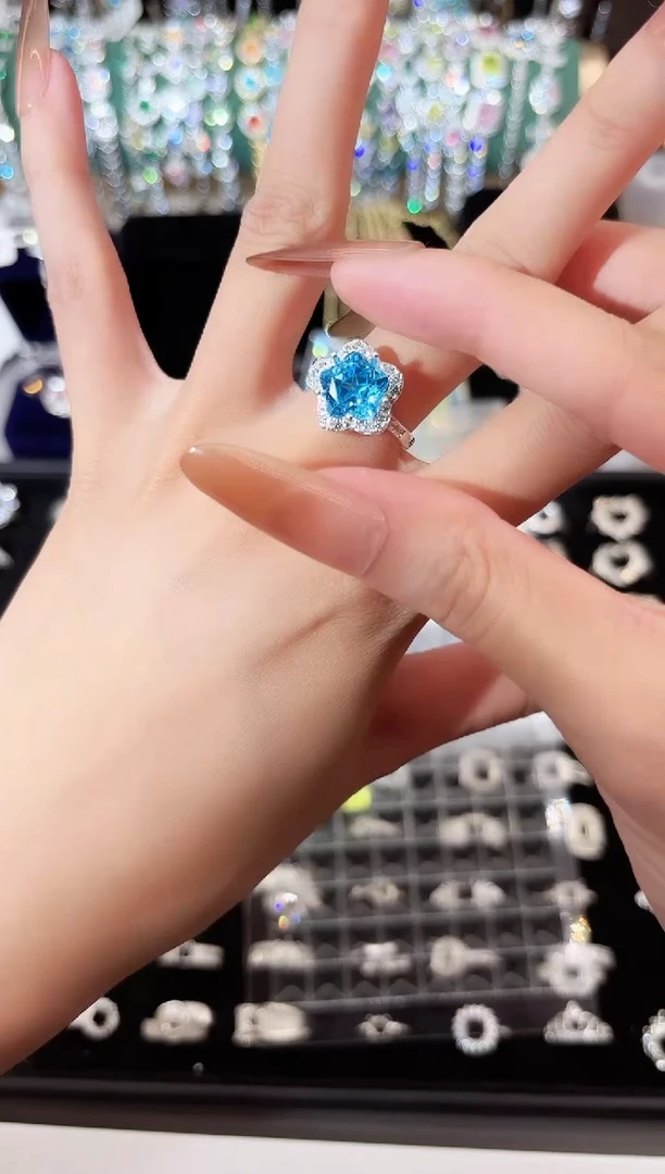 无合成立方氧化锆056.空托卡10紫荆花