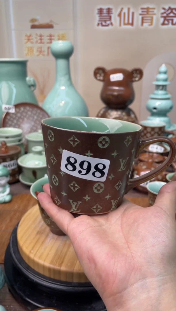 瓷特价福利 微瑕 慧仙青瓷