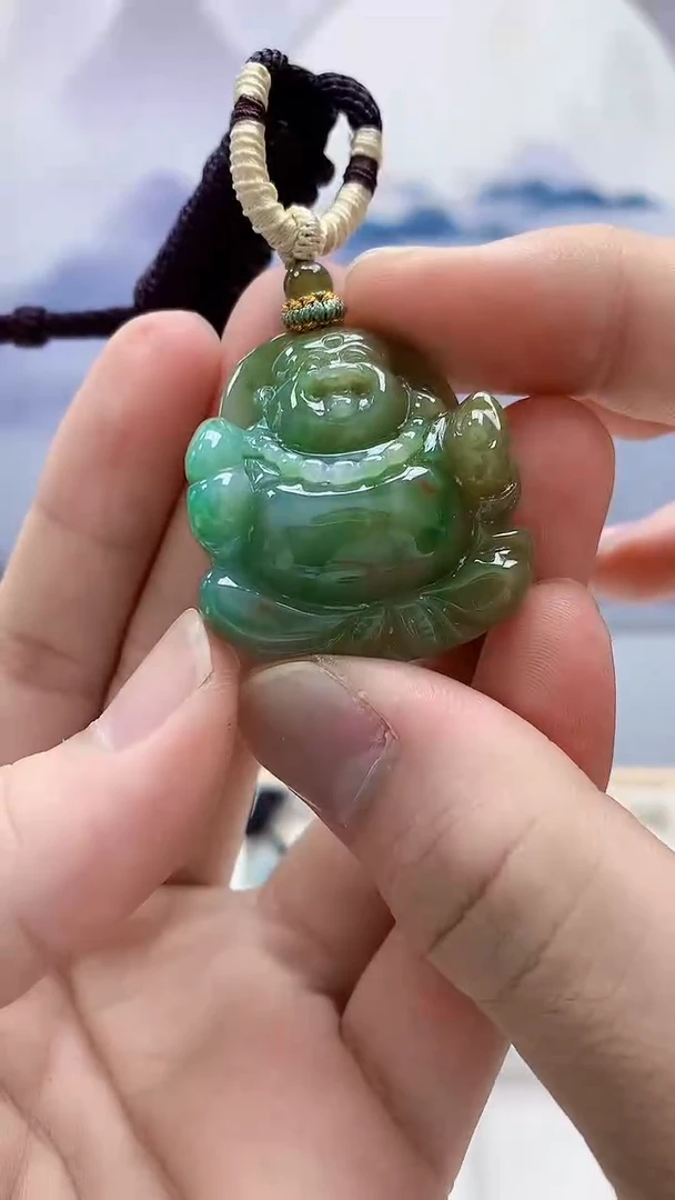 未镶嵌定制翡翠4898bb-毛货挂件52