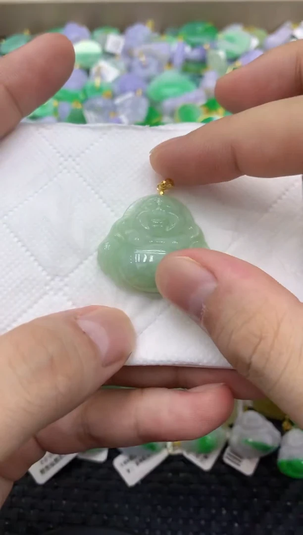 颈饰未镶嵌翡翠天然缅甸翡翠A货