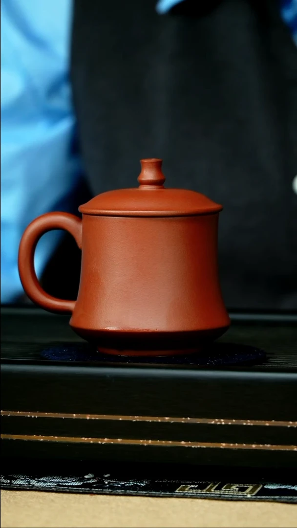 茶壶紫砂底槽清盖杯 300cc