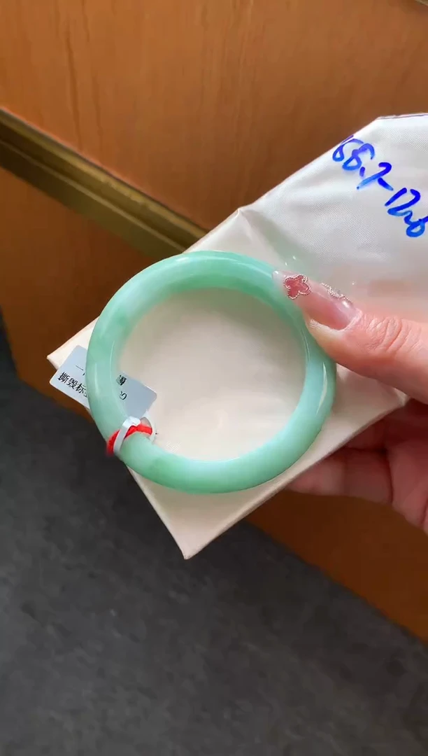 未镶嵌手镯翡翠-F1-正圈55.7