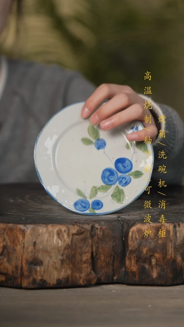 【闪购商品】瓷片景德镇高温釉下彩可微波烤箱洗碗机