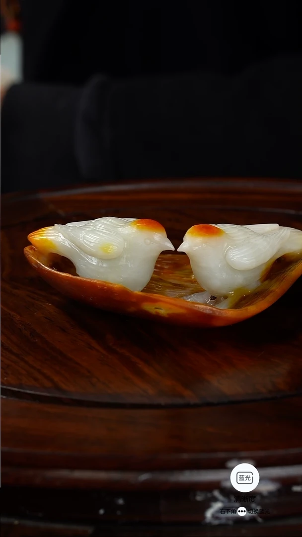 未镶嵌和田玉挂件034 双喜临门【防拍】