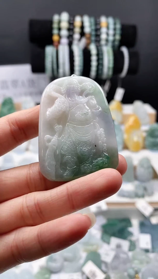 吊坠(不含链)未镶嵌翡翠77关公