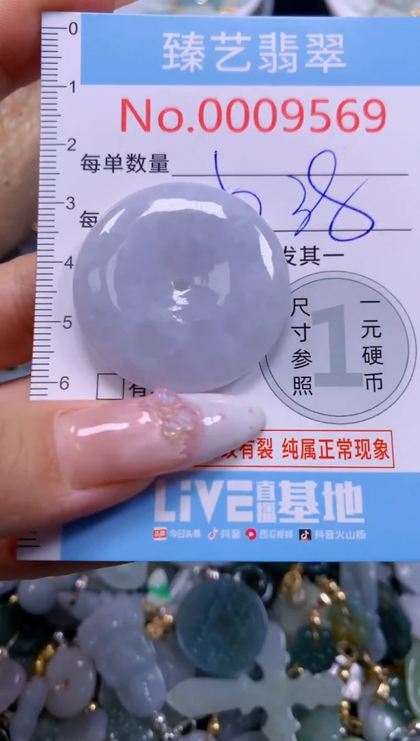 翡翠未镶嵌颈饰9569