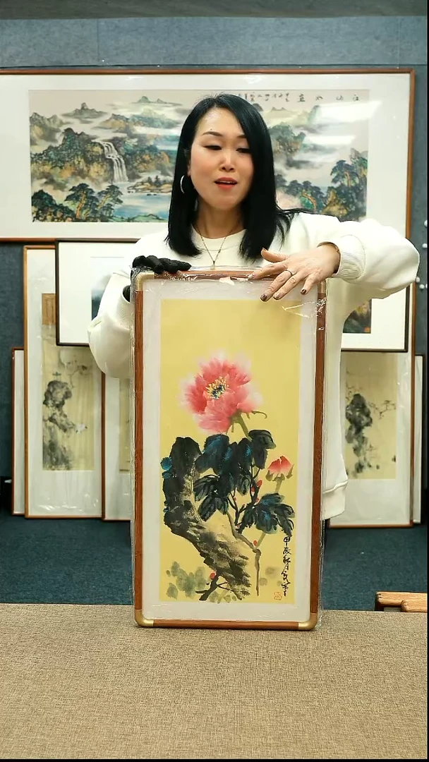 【闪购商品】国画33*66夏寒老师花鸟