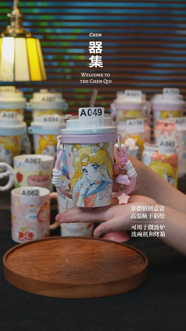 其他a049景德镇纯手工手绘创意瓷