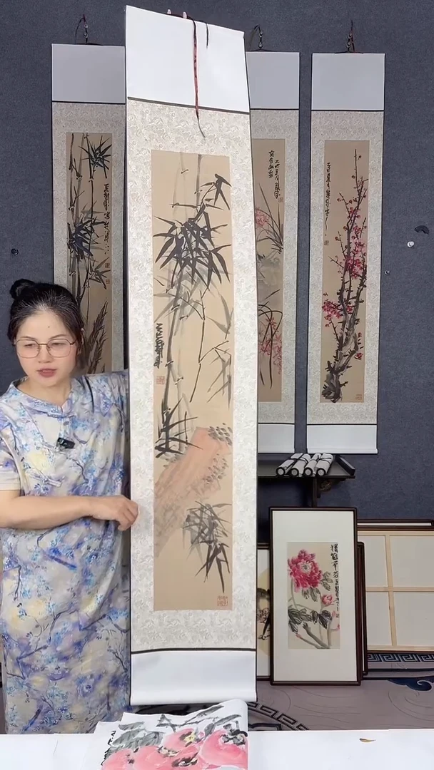 国画175*32吴铁成作品