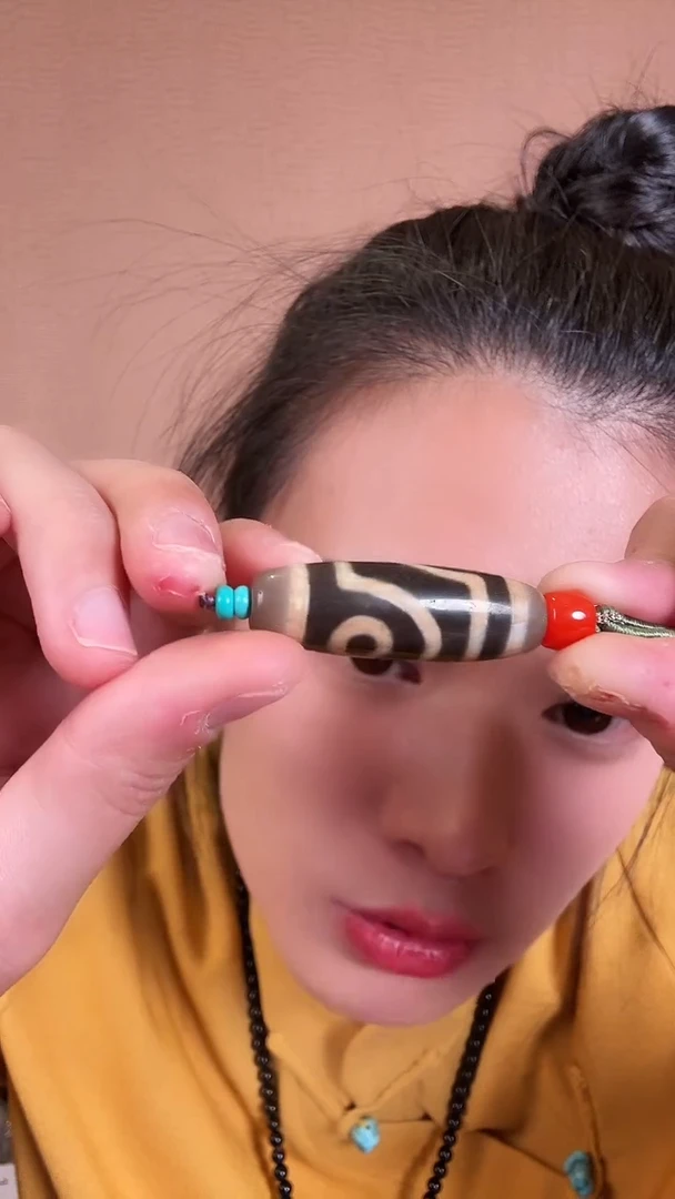 无非金属火供两眼天珠