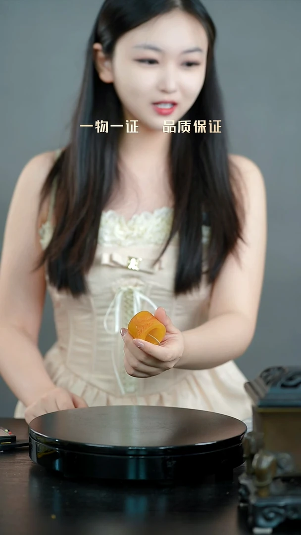 寿山石其他喜****多扳指一物一证 铜宝艺收藏 精品专场