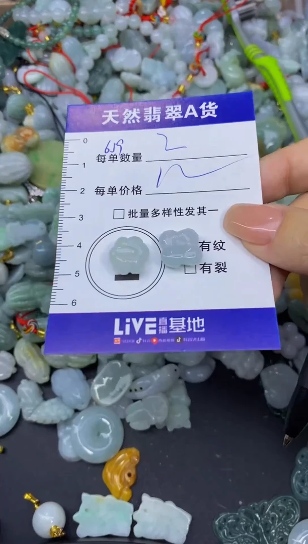 颈饰未镶嵌翡翠天然翡翠A货批量多样性发一件