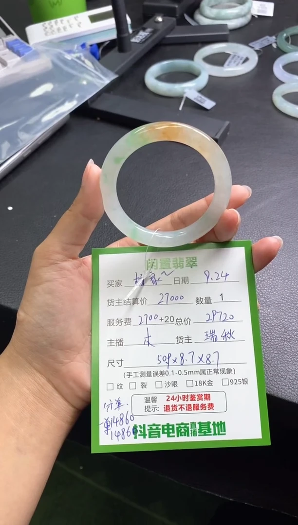 未镶嵌手镯翡翠杨****?手镯