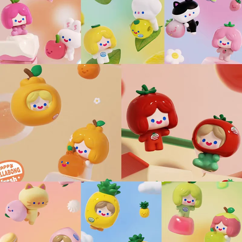 独角兽rico萌粒果果派对系列萌粒u粒盲盒盲袋公仔摆件可爱