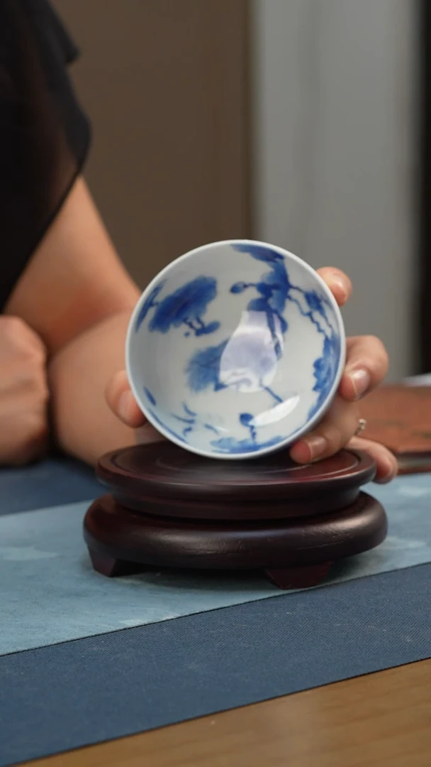 瓶陶瓷茶杯一鹭莲科