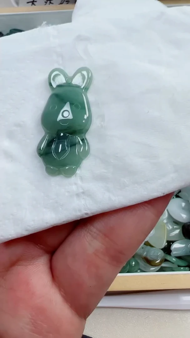 散珠翡翠445号，A货翡翠1