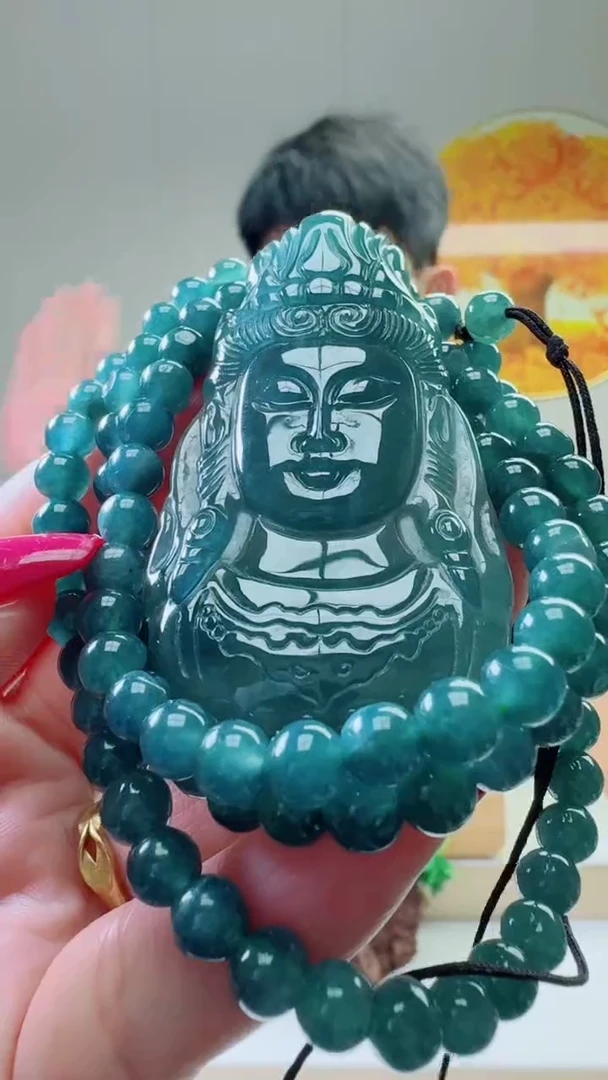 颈饰未镶嵌翡翠天然A货翡翠  多样性随机发其一