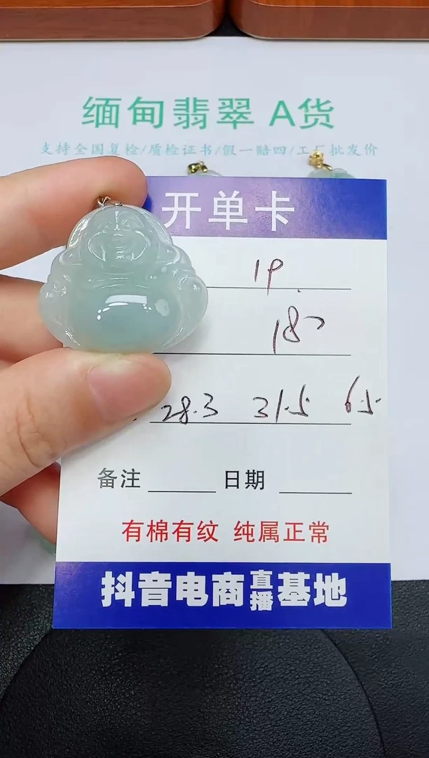 吊坠(赠链)未镶嵌翡翠19