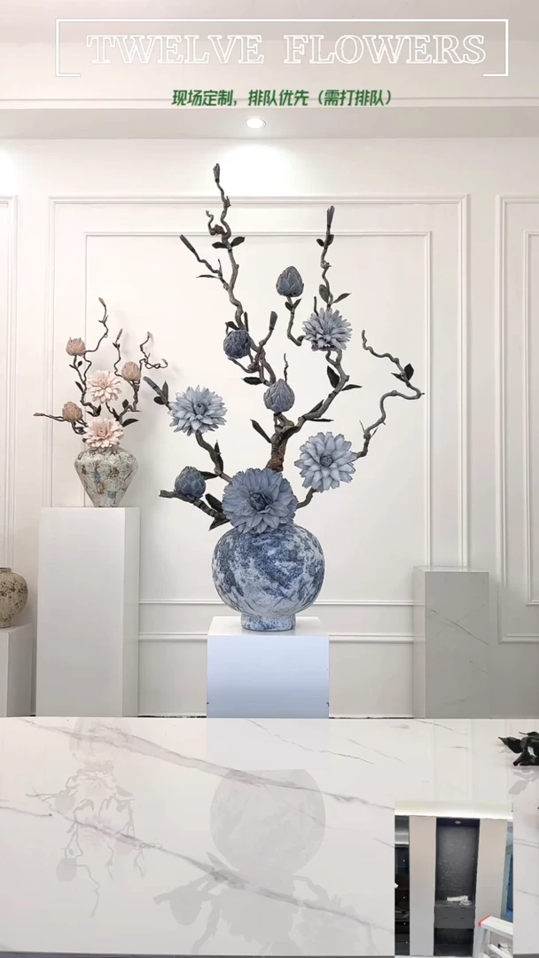 樂*雪永生洋蓟，永生花一整套