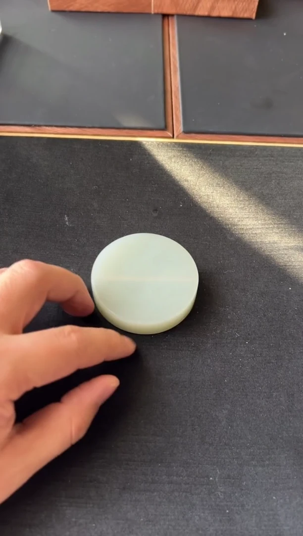 【闪购商品】和田玉镯芯未镶嵌且末微色差近矿