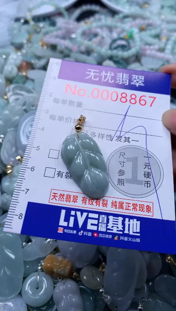翡翠未镶嵌吊坠(不含链)8867
