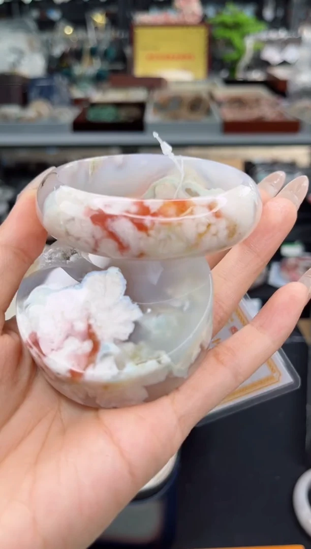 【闪购商品】石英质玉手镯未镶嵌61圈口（赠送镯心）6571516