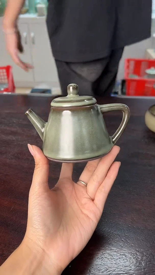 龙泉云间青瓷小米茶器
