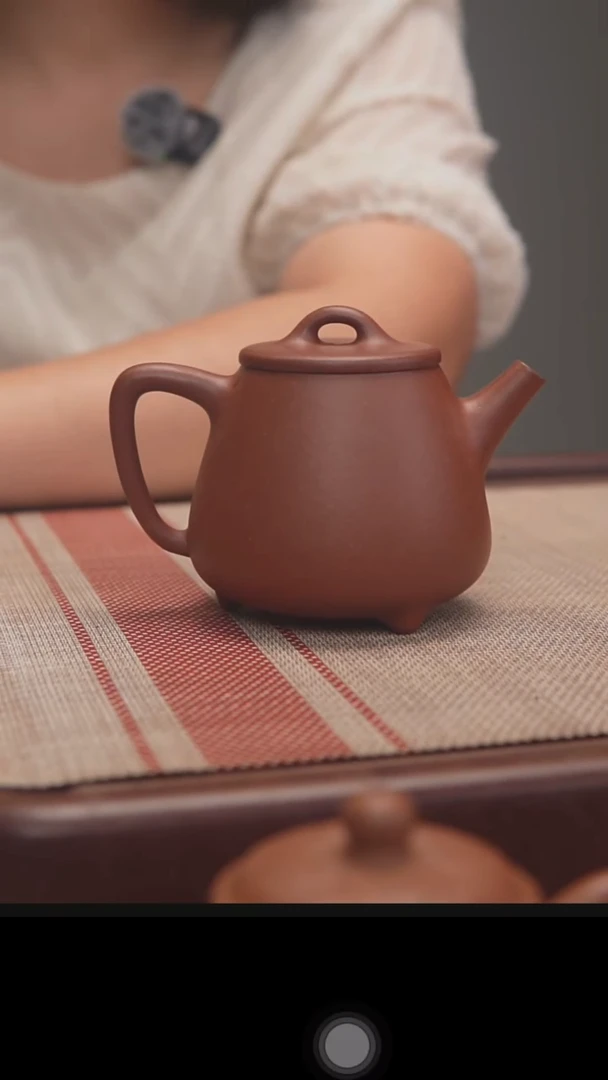 茶杯紫砂底槽清高石瓢200cc