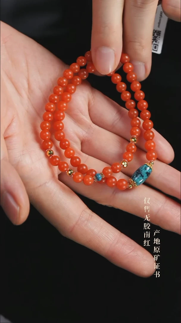 未镶嵌手串南红玛瑙设计@@SJC2154AKG