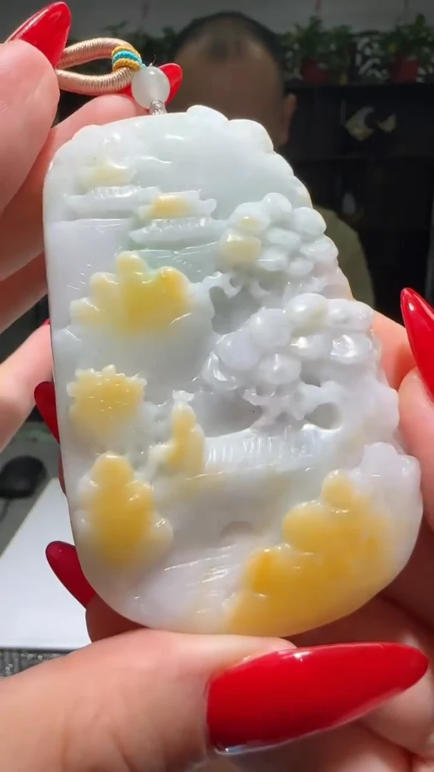 【闪购商品】翡翠颈饰未镶嵌天然翡翠A货吊坠