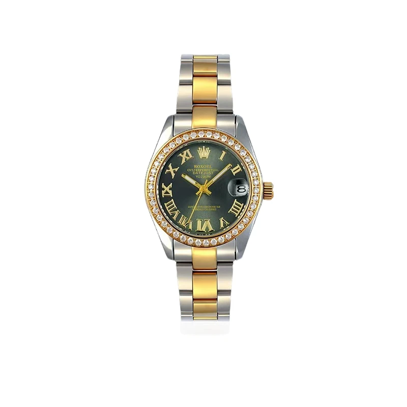 RHA8088-间金绿盘绿日志-全自动机械女士腕表wan