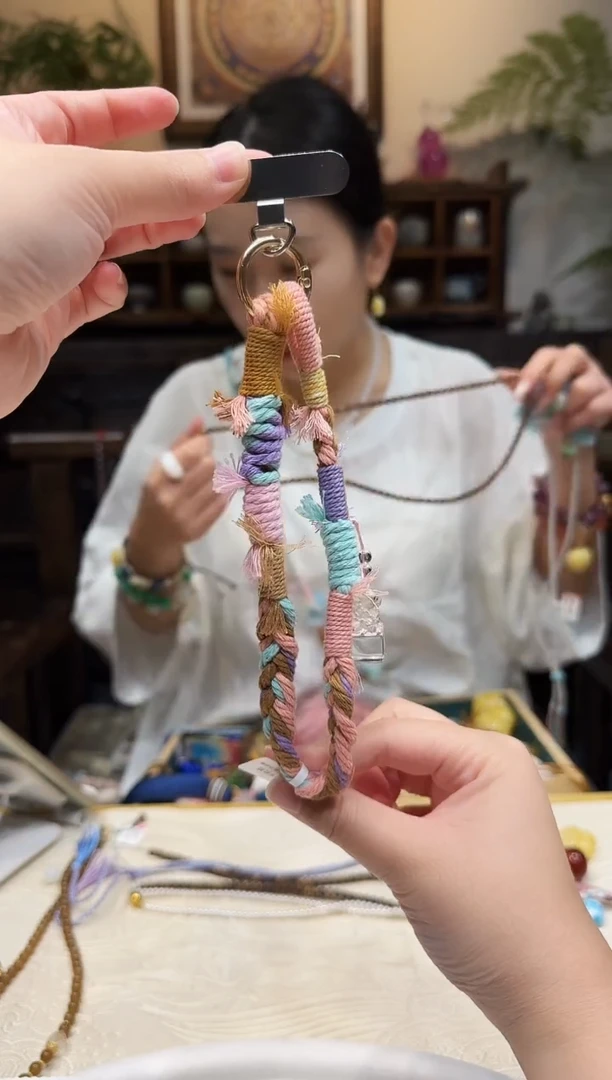 颈饰未镶嵌水晶手机挂