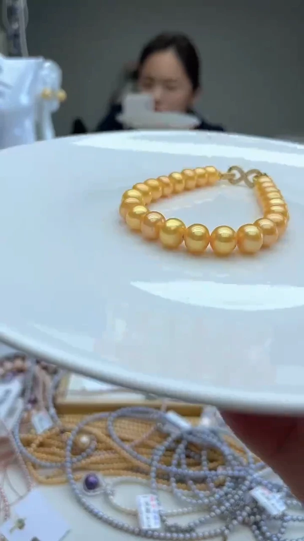 8-9mm黄色系手串