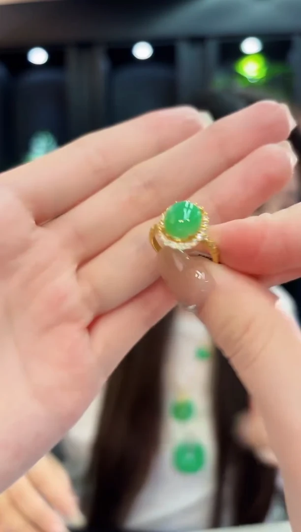 未镶嵌戒指翡翠缅料A货/支持复检/一件