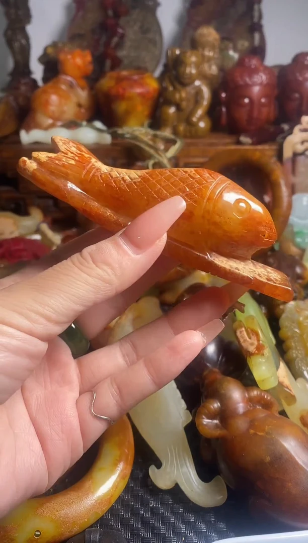 未镶嵌岫岩老玉（透闪石质玉）摆件未镶嵌